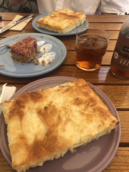 chickpea ricotta pie at Kucha: Arkade in Ljubljana