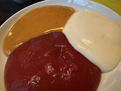 sauces  at Hans im Glück - Friedensplatz in Bonn