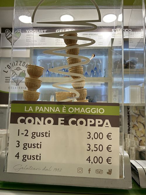   at Gelateria L'Orizzonte in Livorno