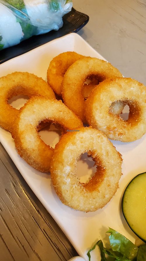 Vegan calamari was off the chain! at VeggiEAT - Summerlin in Las Vegas