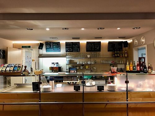 inside at Okoase in Halle