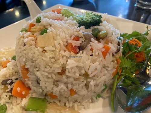 Vegan fried rice at Lucky Corner Vietnamese in Frederick