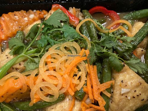 Tofu with string beans at Lucky Corner Vietnamese in Frederick