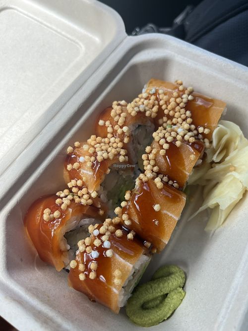 Smoky Sake Roll   at Wellness Sushi in Denver