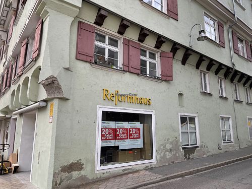 store front at Reformhaus Bacher in Biberach