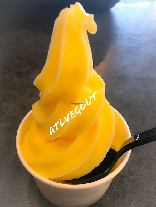 Pineapple dole whip at Cinnaholic in Dunwoody