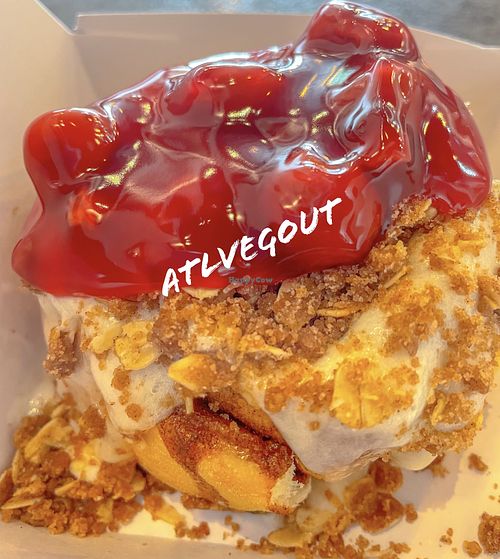 Cherry cheesecake  at Cinnaholic in Dunwoody