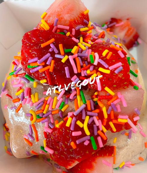 Sparkle berry roll  at Cinnaholic in Dunwoody