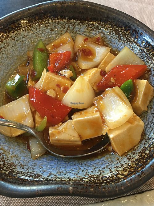 Tofu in hot sauce at Xia in Cremona