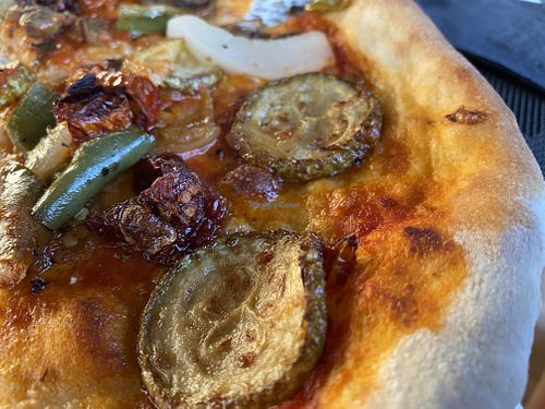 Vegan pizza    at GOGO in Fethiye