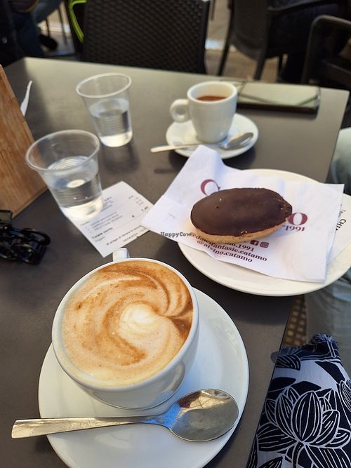 Pasticcioto with marzipan and jam at Caffè Alvino in Lecce