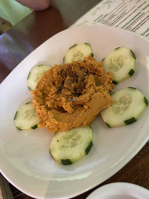 Chipotle hummus at BaoVegan in Cancun