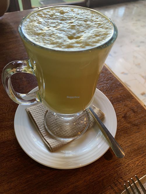 Golden milk at BaoVegan in Cancun