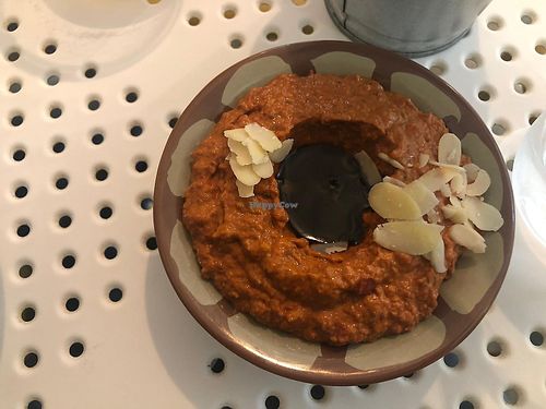 Muhammara at Tahina Bite in Budapest