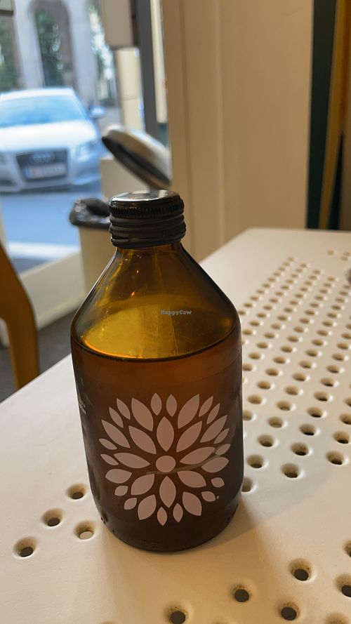 Rose kombucha   at Tahina Bite in Budapest