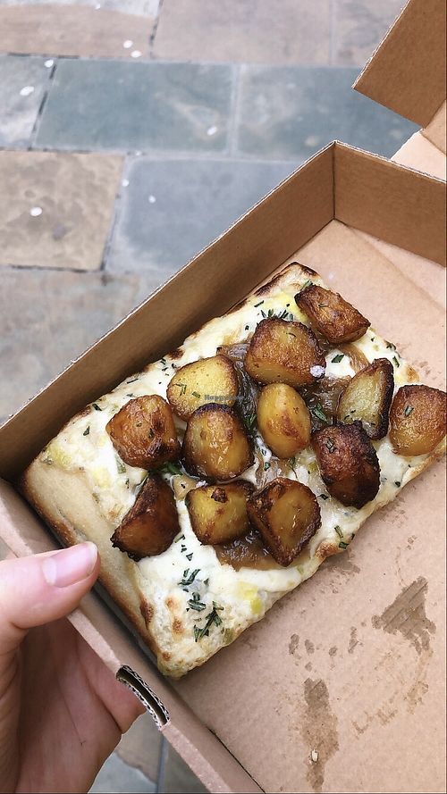 Roast potato pizza  at Only  in Hull
