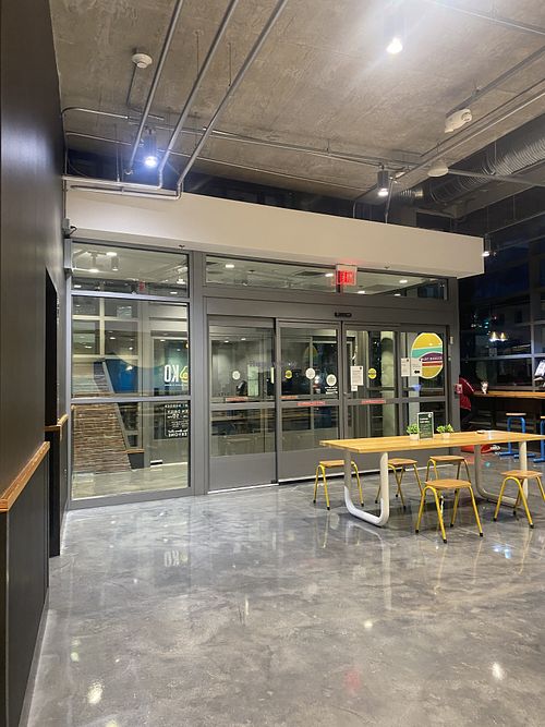 Seating Available Steps Away from Food Area  at PLNT Burger - Florida Ave in Washington