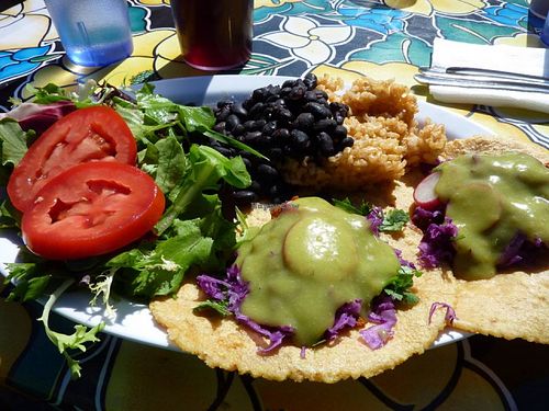 Taco plate.  at Flacos in Berkeley