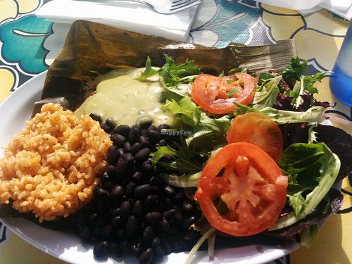 Tamale plate at Flacos in Berkeley