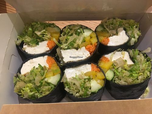 Fresh salad rolls with tofu (takeaway) at aone Eatery in Taipei