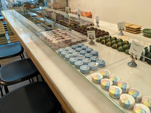 Bon bons, handmade at Florentina in Rotterdam