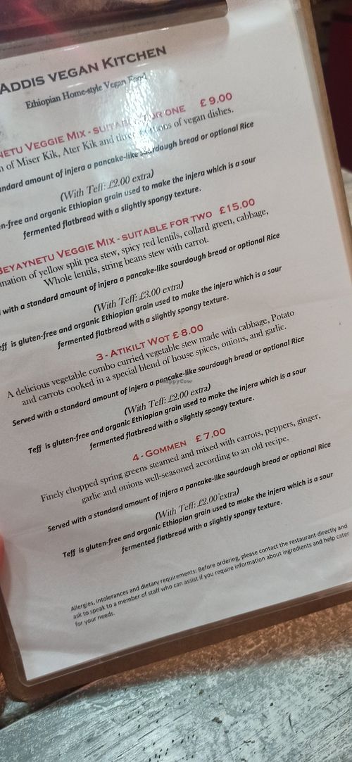  at Addis Kitchen in South East London