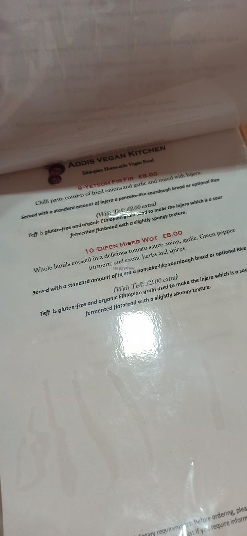  at Addis Kitchen in South East London