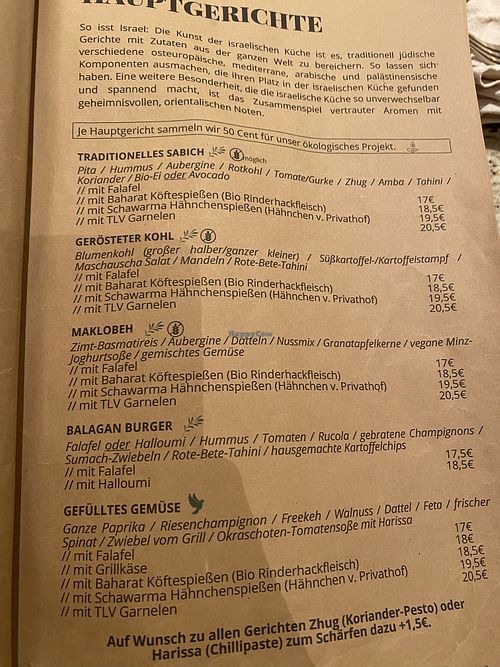 New menue  at Mirou in Hamburg