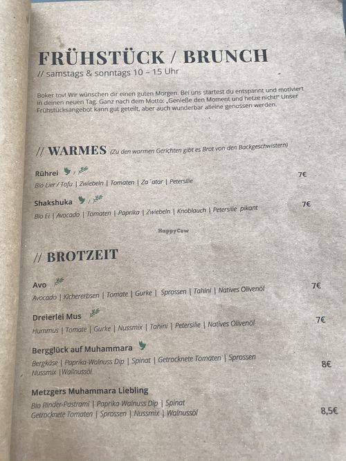 Vegan breakfast at Mirou in Hamburg