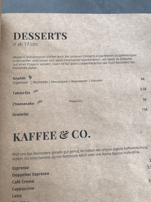 Vegan Dessert at Mirou in Hamburg