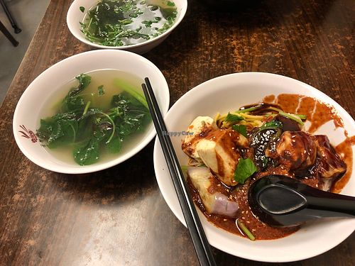 Yong Tofu $6 at Pine Tree Cafe 长春树 - Fortune Centre in Central Singapore