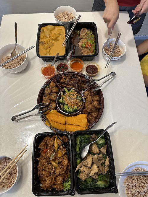 CNY home delivery set (without rice)   at Pine Tree Cafe 长春树 - Fortune Centre in Central Singapore