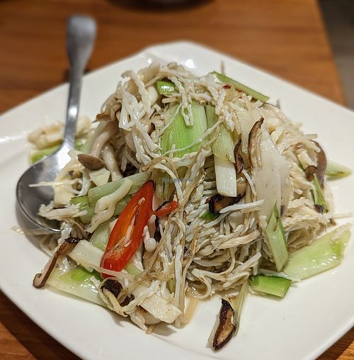 Betel flower stir fry #Veganuary at XiángHé 祥和 - Serenity in Taipei