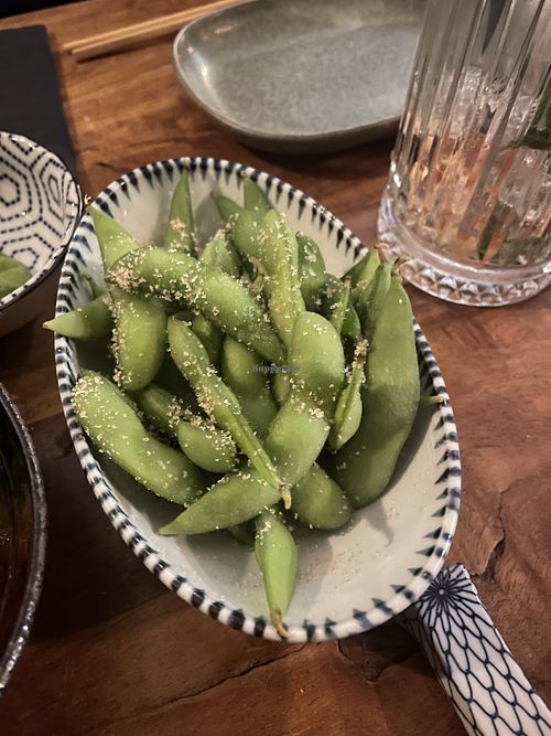 Edamame  at Hikage in Amsterdam