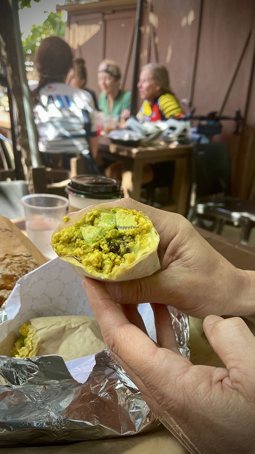 Breakfast burrito   at Little Barn Coffee House in Los Angeles