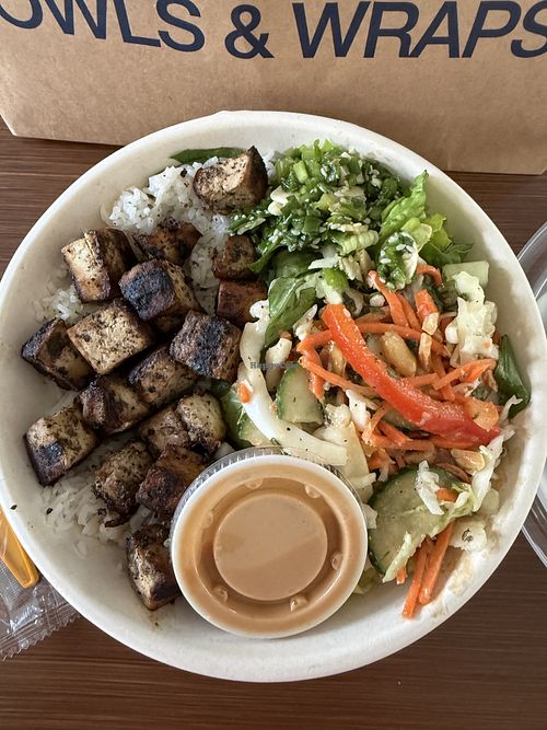 Thai Bowl with Tofu  at gusto! in Chamblee