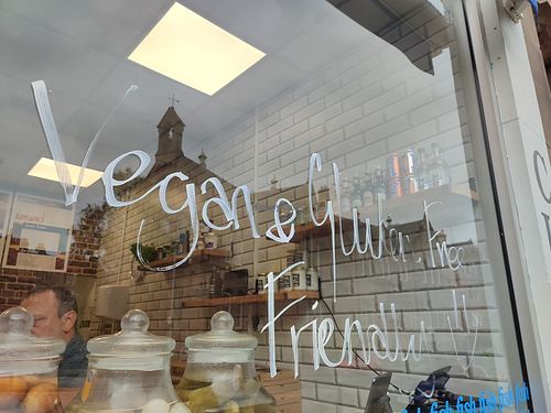 Window at #fish - Marchmont in Edinburgh