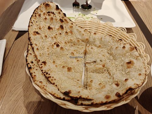 Sesame naan at Nalan Restaurant - City Hall in Central Singapore