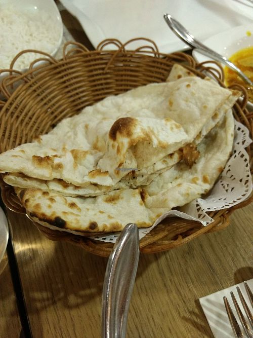 Plsin naan at Nalan Restaurant - City Hall in Central Singapore