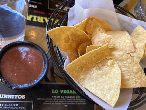 Chips and salsa were good   at Maria's Mexican Restaurant in South Lake Tahoe