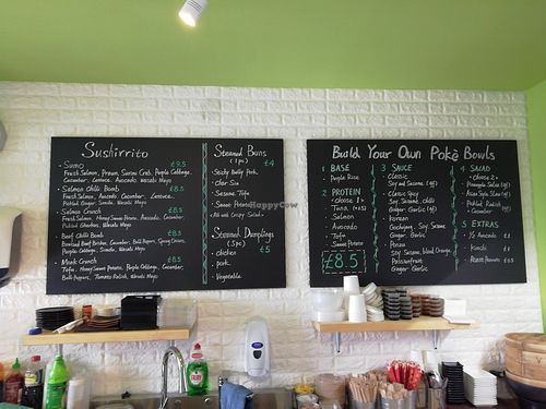 Takeaway menu at Oppa in St Andrews