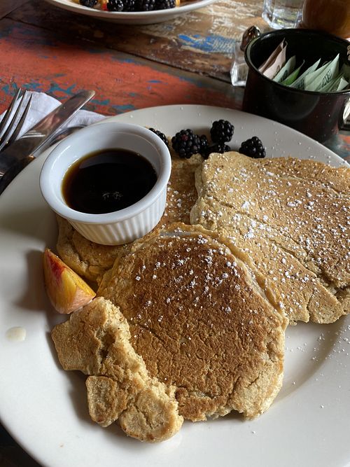 maple oat pancakes   at Lovin' Oven in Frenchtown