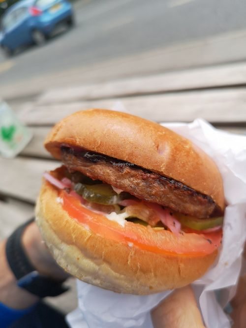 Bbq burger at Saucy in Sheffield