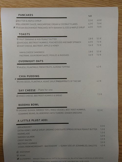 Menu Part 2 (Date: 26.09.2020) at Carli's Coffee in Echternach