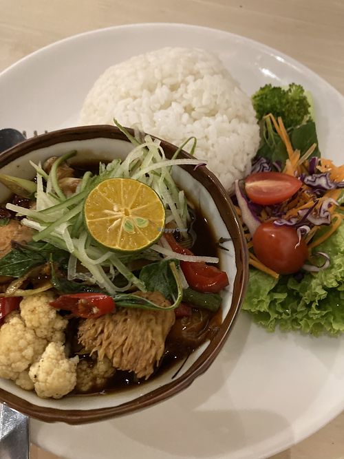 Thai sweet and sour. Spicy with red chilies  at b twelve in Kuantan