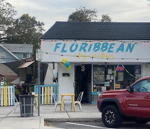 Front of restaurant   at The Floribbean in St Petersburg