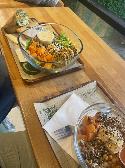 All together  at Green & Protein in Tirana