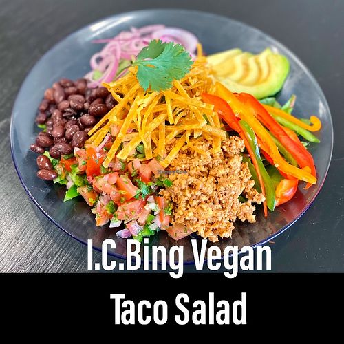 Vegan Taco Salad at I.C.Bing Cafe & Market in Colorado Springs