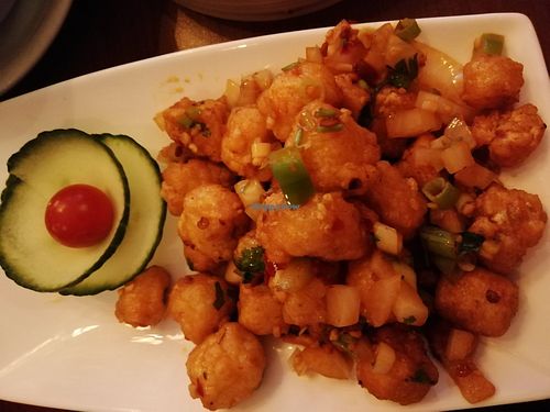 Salt and pepper tofu at The Orchid Vegan Restaurant in York