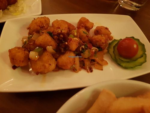 Salt and Pepper Tofu at The Orchid Vegan Restaurant in York